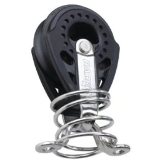 Picture of Harken 40mm Carbo Block w/Spring&Eyestrap - assembled (hk2652)