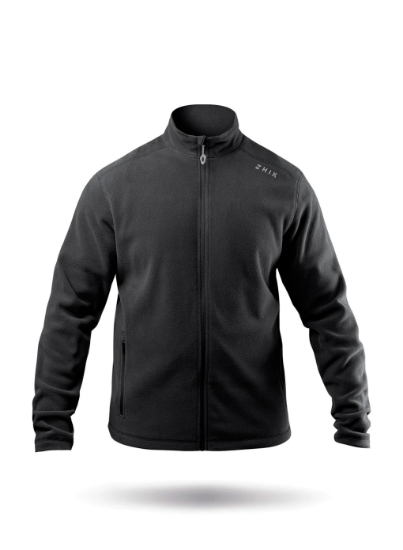 Picture of Mens Black Full Zip Fleece Jacket