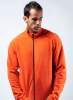 Picture of Mens Flame Red Full Zip Fleece Jacket