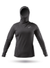 Picture of Womens Black ZhikMotion Hooded Top