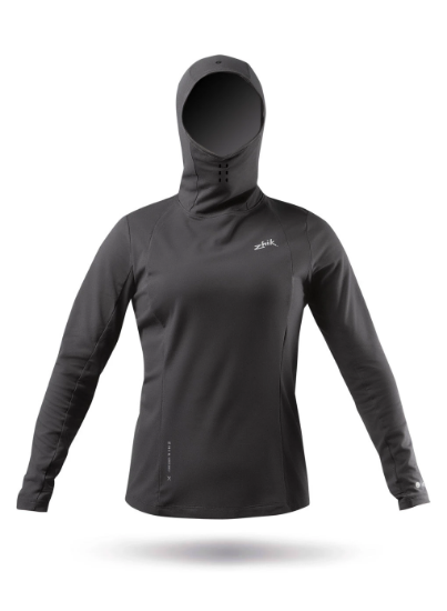 Picture of Womens Black ZhikMotion Hooded Top