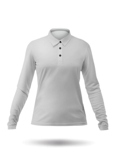 Picture of Womens ZhikDry LT Long Sleeve Polo - Ash